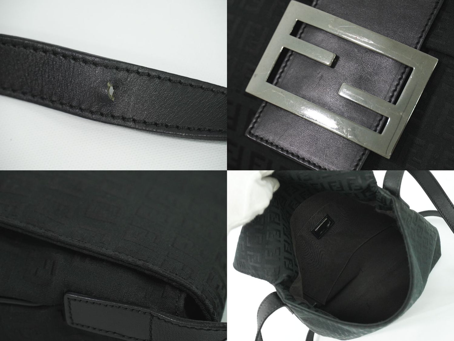 FENDI ズッキーノ ショルダーバッグ ブラック 8BT127