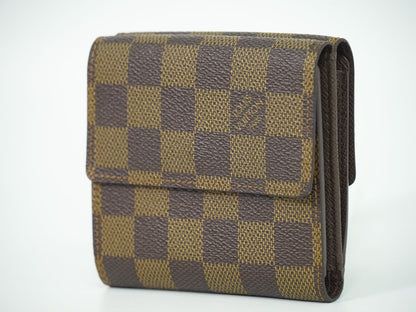 LOUIS VUITTON ポルトフォイユ エリーズ ダミエ エベヌ 折財布 N61654