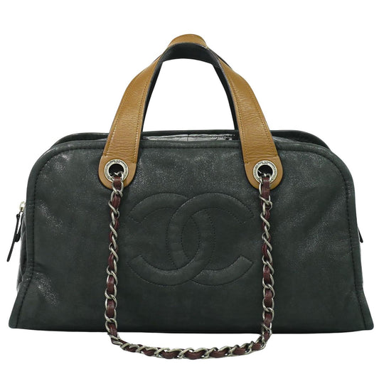 CHANEL インザミックス ココマーク 2WAY ショルダーバッグ ブラック ブラウン
