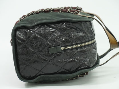 CHANEL インザミックス ココマーク 2WAY ショルダーバッグ ブラック ブラウン