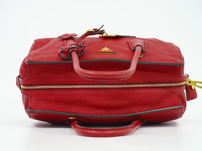 PRADA トートバッグ レッド BN2769
