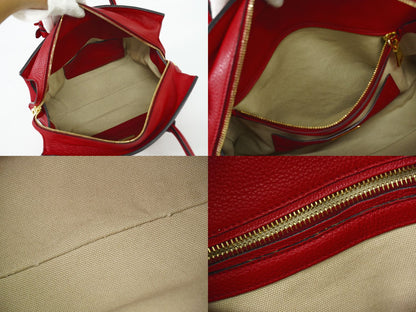 PRADA トートバッグ レッド BN2769