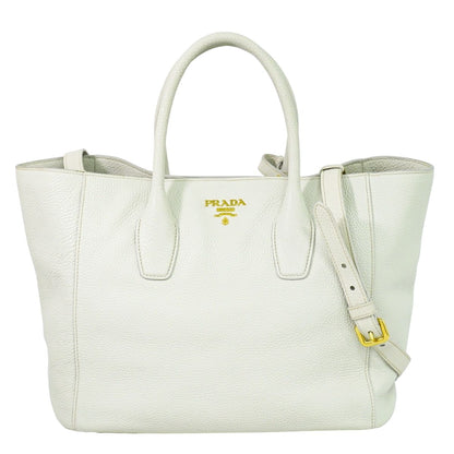 PRADA 2WAY ショルダーバッグ アイボリー系 BN2694
