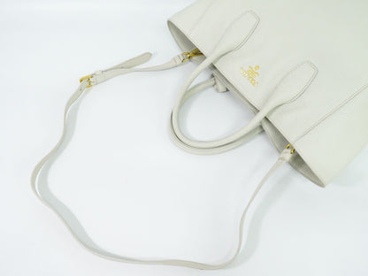 PRADA 2WAY ショルダーバッグ アイボリー系 BN2694