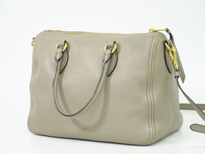 PRADA 2WAY ショルダーバッグ グレー 1BB023