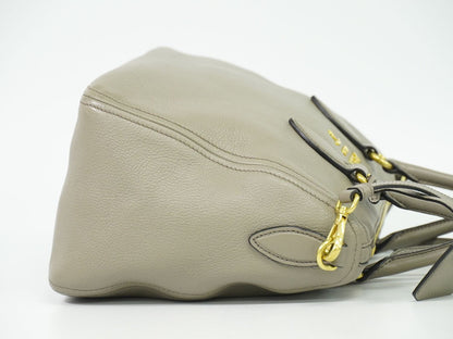 PRADA 2WAY ショルダーバッグ グレー 1BB023