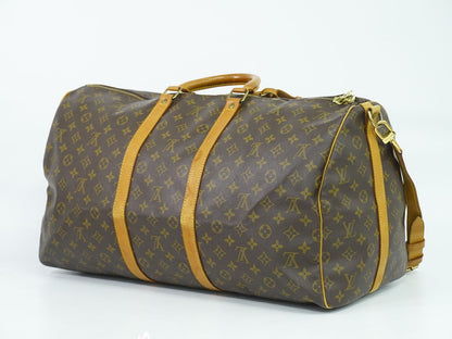LOUIS VUITTON キーポルバンドリエール 55 モノグラム 2WAY ボストンバッグ M41414