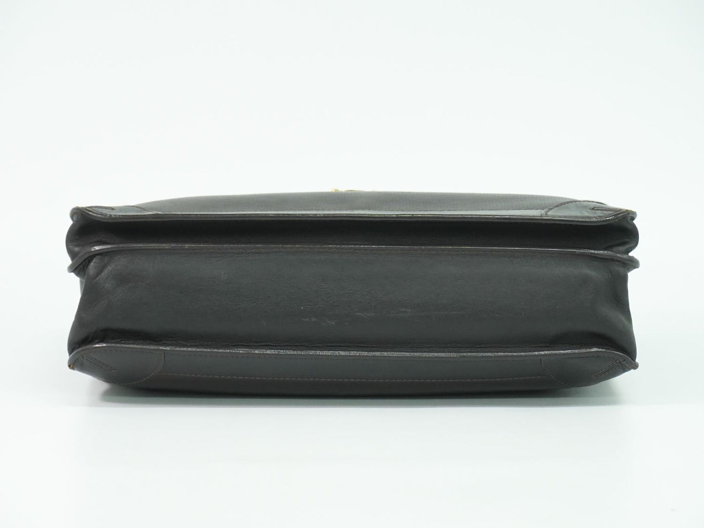 LOUIS VUITTON アパシュ ユタ レザー ビジネスバッグ カフェ ダークブラウン M95452