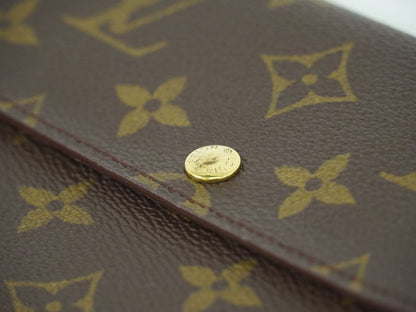 LOUIS VUITTON ポシェットポルトモネ クレディ モノグラム 長財布 M61725