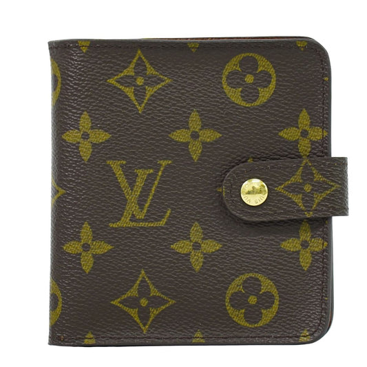 LOUIS VUITTON コンパクトジップ モノグラム 折財布 M61667