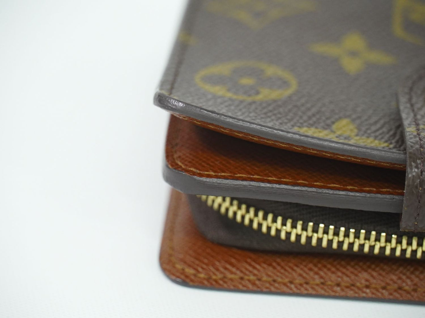 LOUIS VUITTON コンパクトジップ モノグラム 折財布 M61667