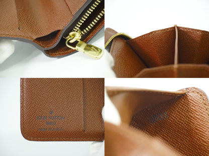 LOUIS VUITTON コンパクトジップ モノグラム 折財布 M61667