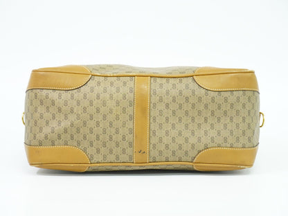 GUCCI マイクロGG ハンドバッグ ブラウン