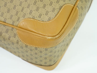 GUCCI マイクロGG ハンドバッグ ブラウン