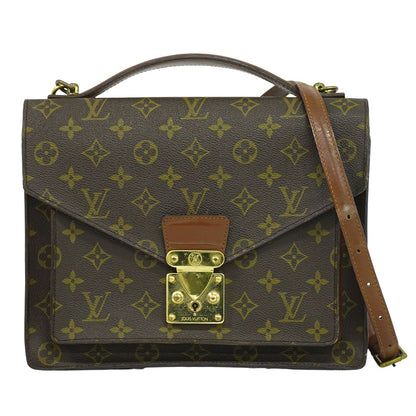 LOUIS VUITTON モンソー モノグラム 2WAY ショルダーバッグ M51185