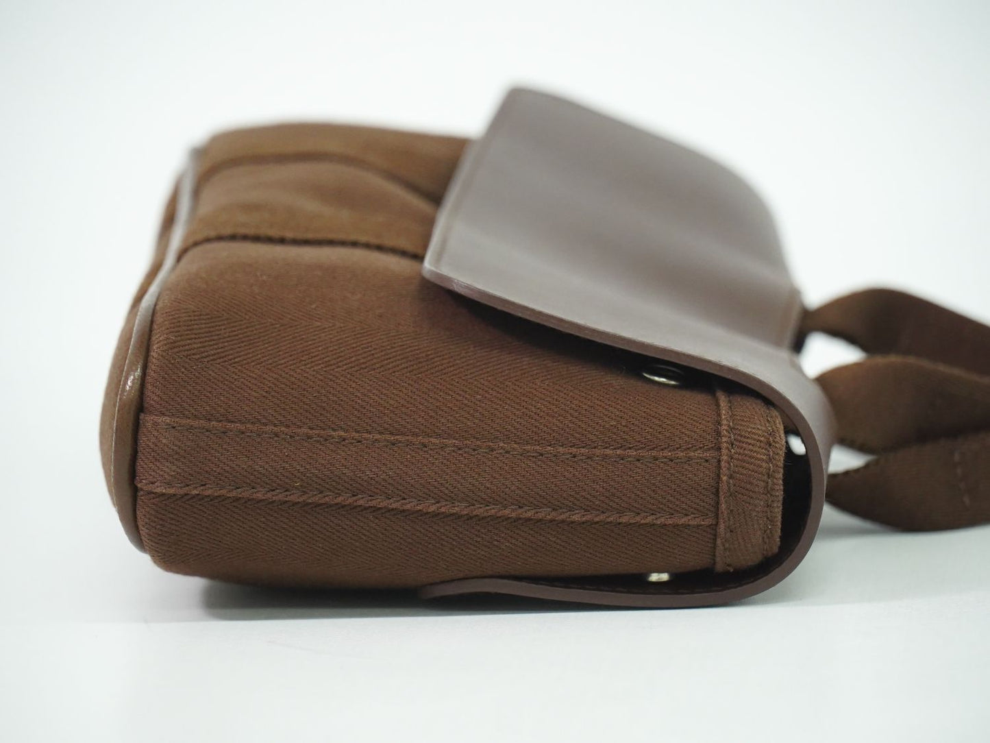 HERMES ヴァルパライソ ロング PM ハンドバッグ ブラウン