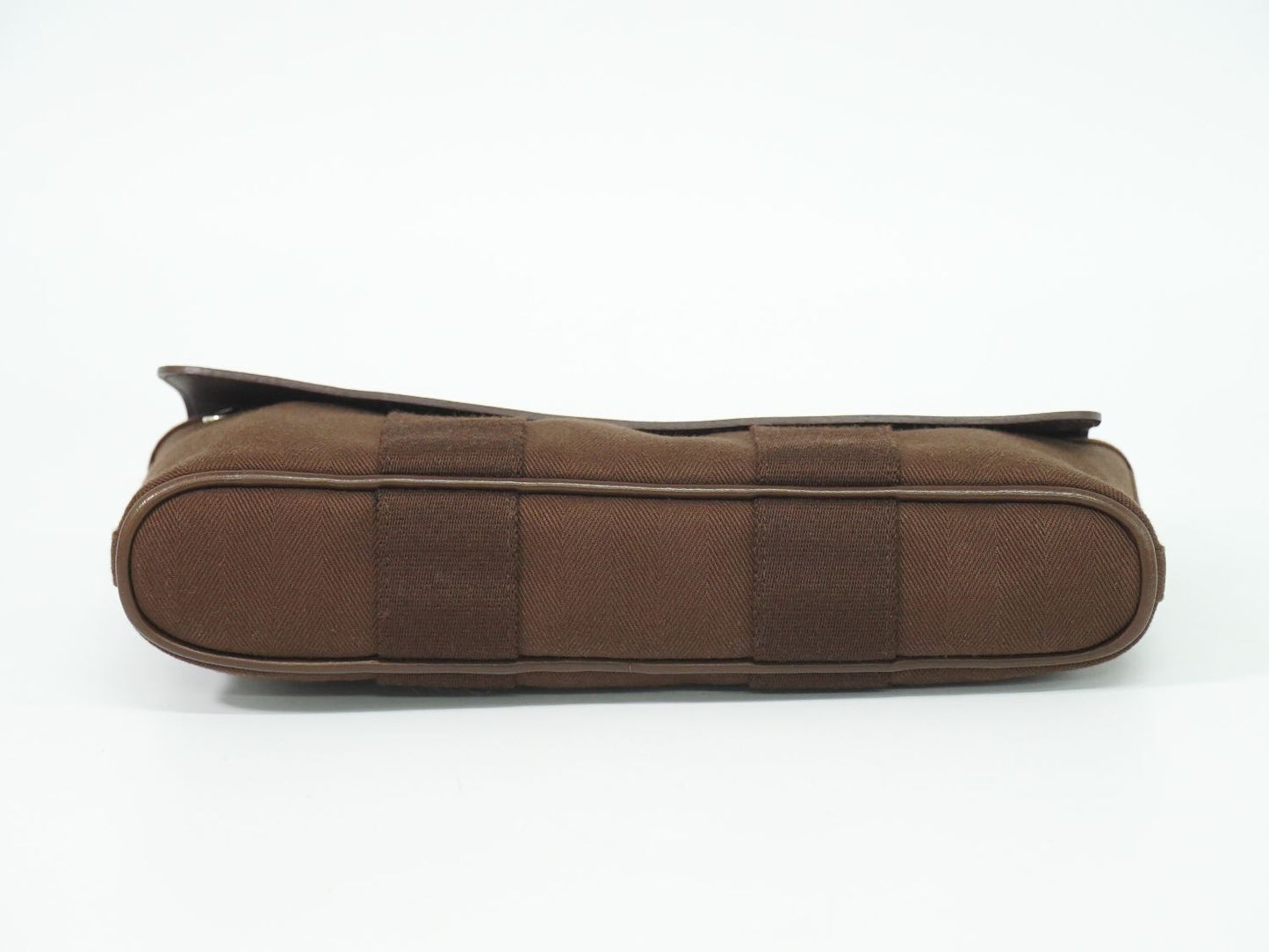 HERMES ヴァルパライソ ロング PM ハンドバッグ ブラウン