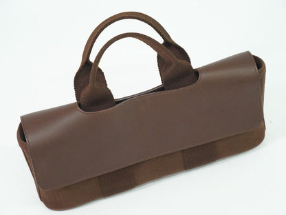 HERMES ヴァルパライソ ロング PM ハンドバッグ ブラウン