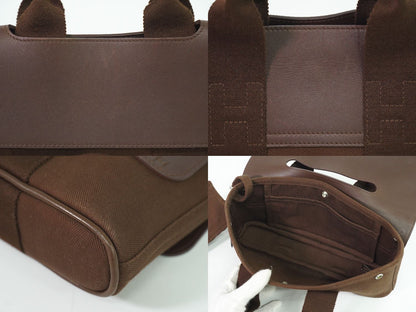 HERMES ヴァルパライソ ロング PM ハンドバッグ ブラウン