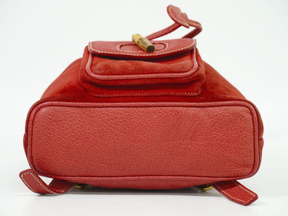 GUCCI バンブー ミニ リュックサック レッド