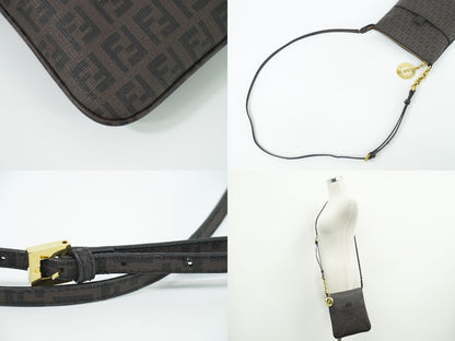FENDI ズッキーノ ショルダーバッグ ブラウン 8BT150