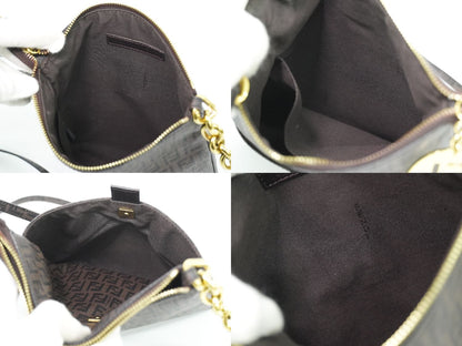 FENDI ズッキーノ ショルダーバッグ ブラウン 8BT150