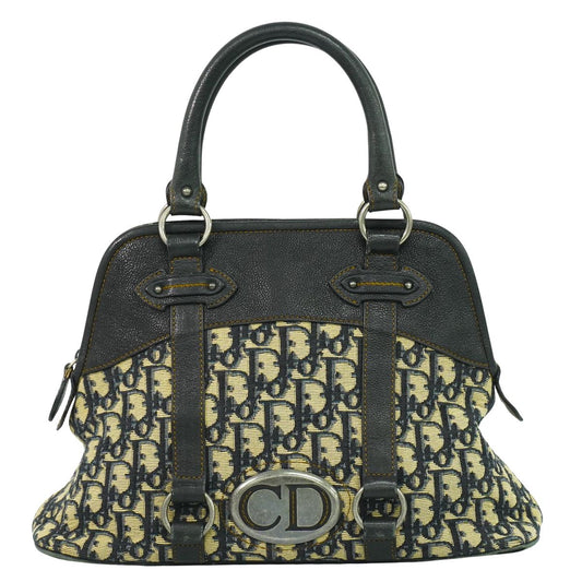 Christian Dior トロッター ハンドバッグ ネイビー