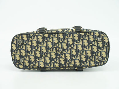 Christian Dior トロッター ハンドバッグ ネイビー