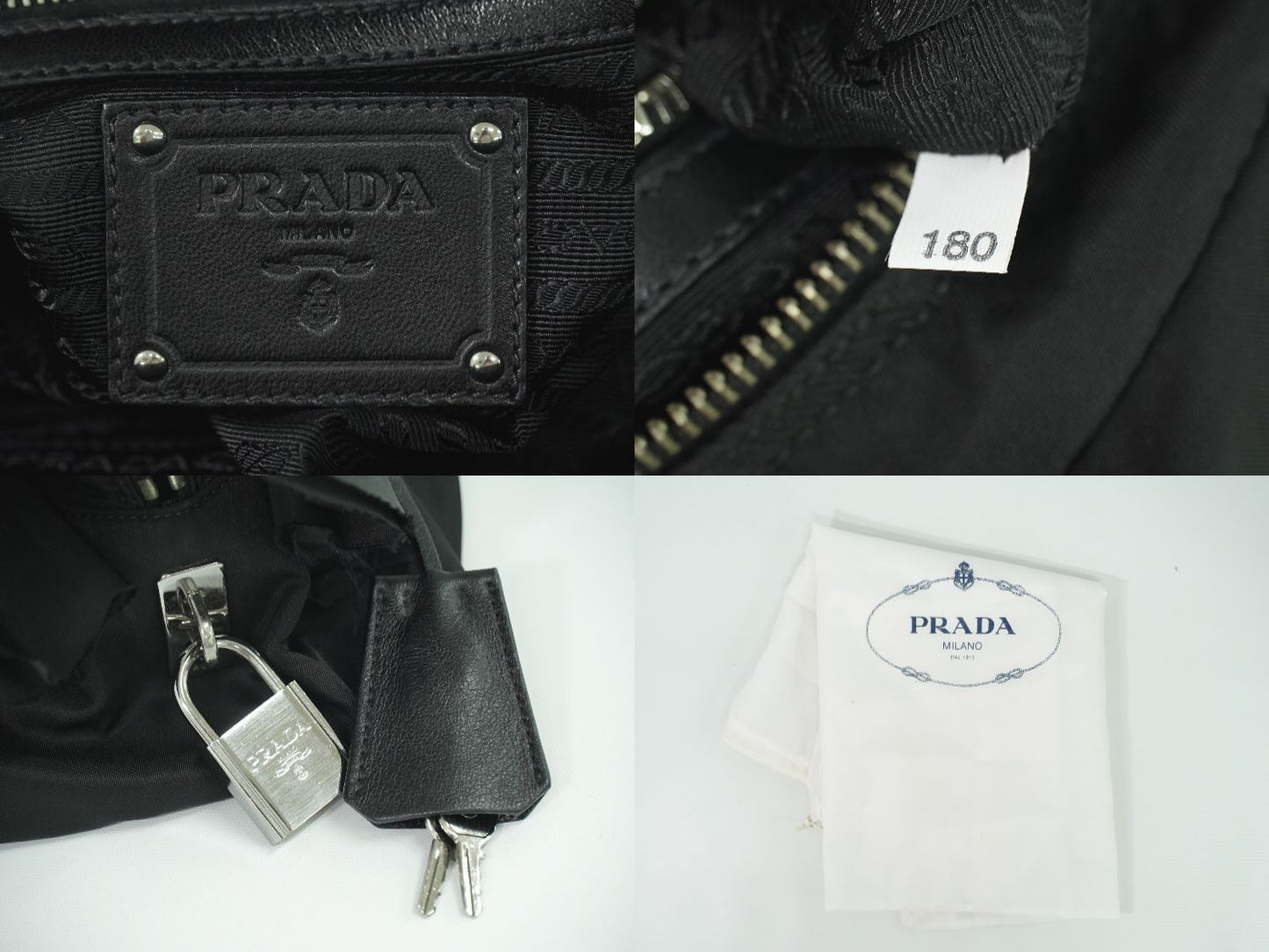 PRADA ハンドバッグ ブラック