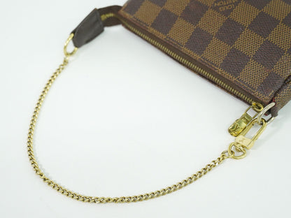LOUIS VUITTON ミニ ポシェットアクセソワール ダミエエベヌ ポーチ N58009