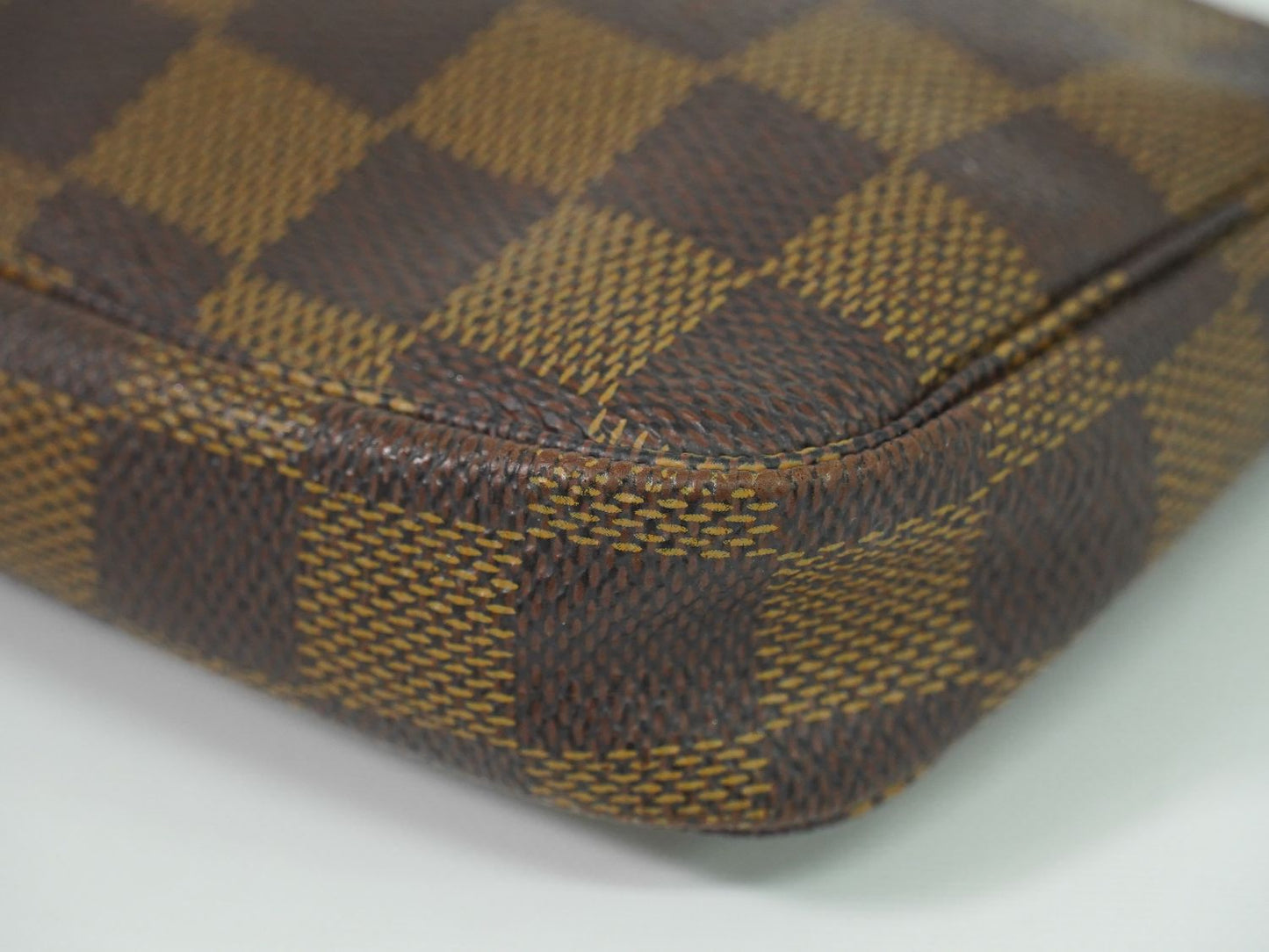 LOUIS VUITTON ミニ ポシェットアクセソワール ダミエエベヌ ポーチ N58009