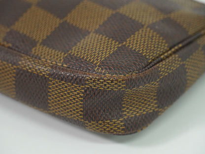 LOUIS VUITTON ミニ ポシェットアクセソワール ダミエエベヌ ポーチ N58009