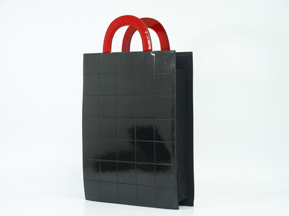 CHANEL マドモアゼル ココシャネル ハンドバッグ ブラック レッド ホワイト