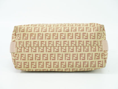 FENDI ズッキーノ ショルダーバッグ ベージュ ピンク 8BR319