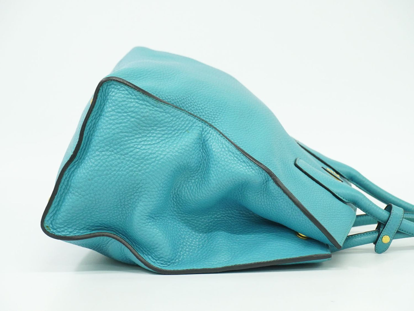 PRADA トートバッグ ライトブルー