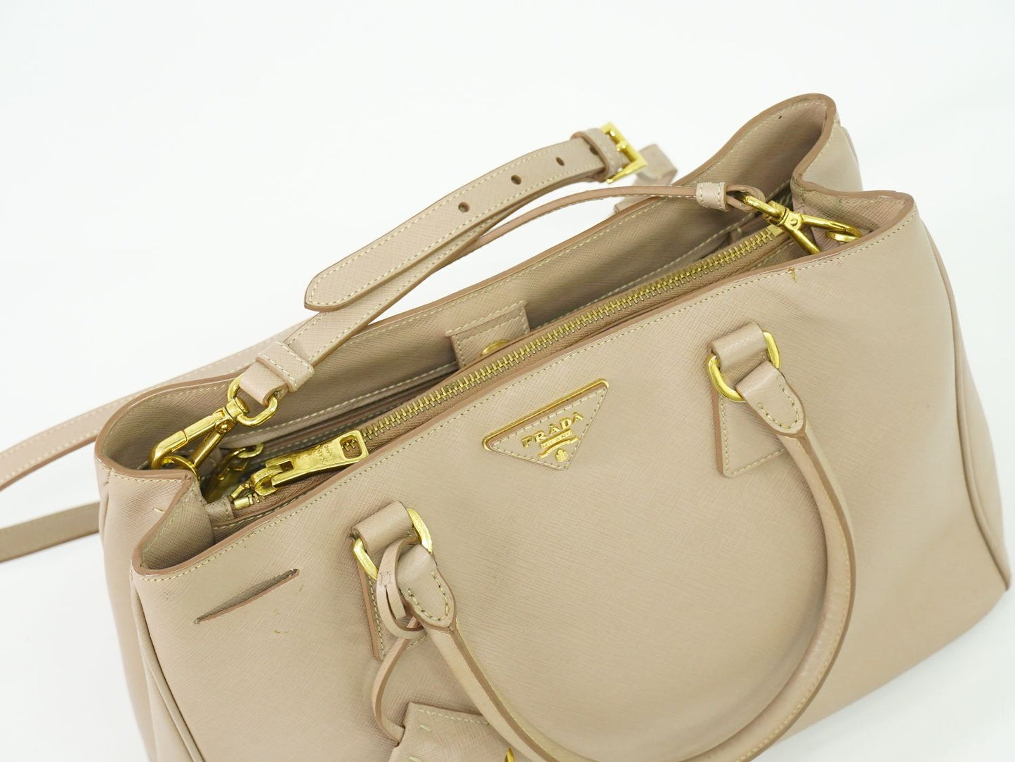 PRADA 2WAY ショルダーバッグ ピンクベージュ