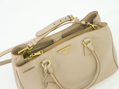 PRADA 2WAY ショルダーバッグ ピンクベージュ