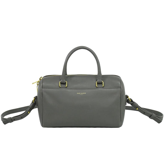 SAINT LAURENT ベイビーダッフル 2WAY ショルダーバッグ グレー