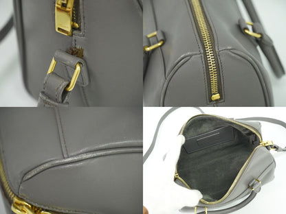 SAINT LAURENT ベイビーダッフル 2WAY ショルダーバッグ グレー