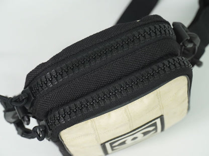 CHANEL ココマーク スポーツライン ショルダーバッグ ベージュ ブラック