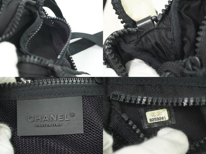 CHANEL ココマーク スポーツライン ショルダーバッグ ベージュ ブラック