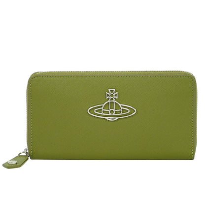 Vivienne Westwood オーブ 長財布 カーキ