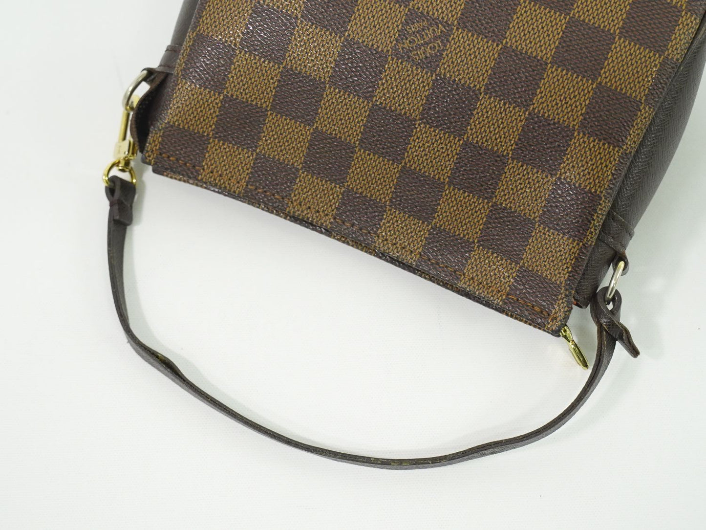 LOUIS VUITTON トゥルースメイクアップ ダミエ エベヌ アクセサリーポーチ N51982