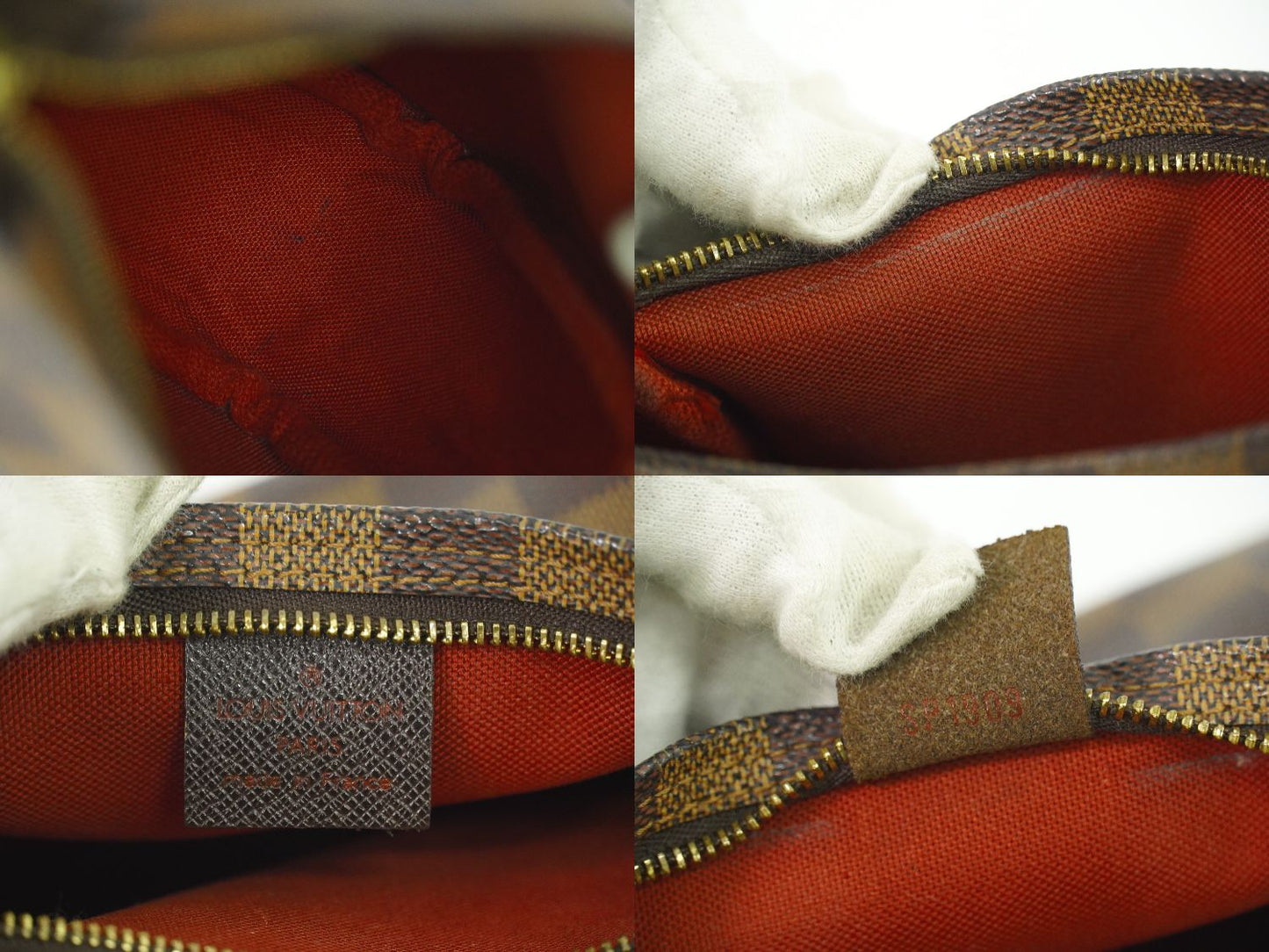 LOUIS VUITTON トゥルースメイクアップ ダミエ エベヌ アクセサリーポーチ N51982