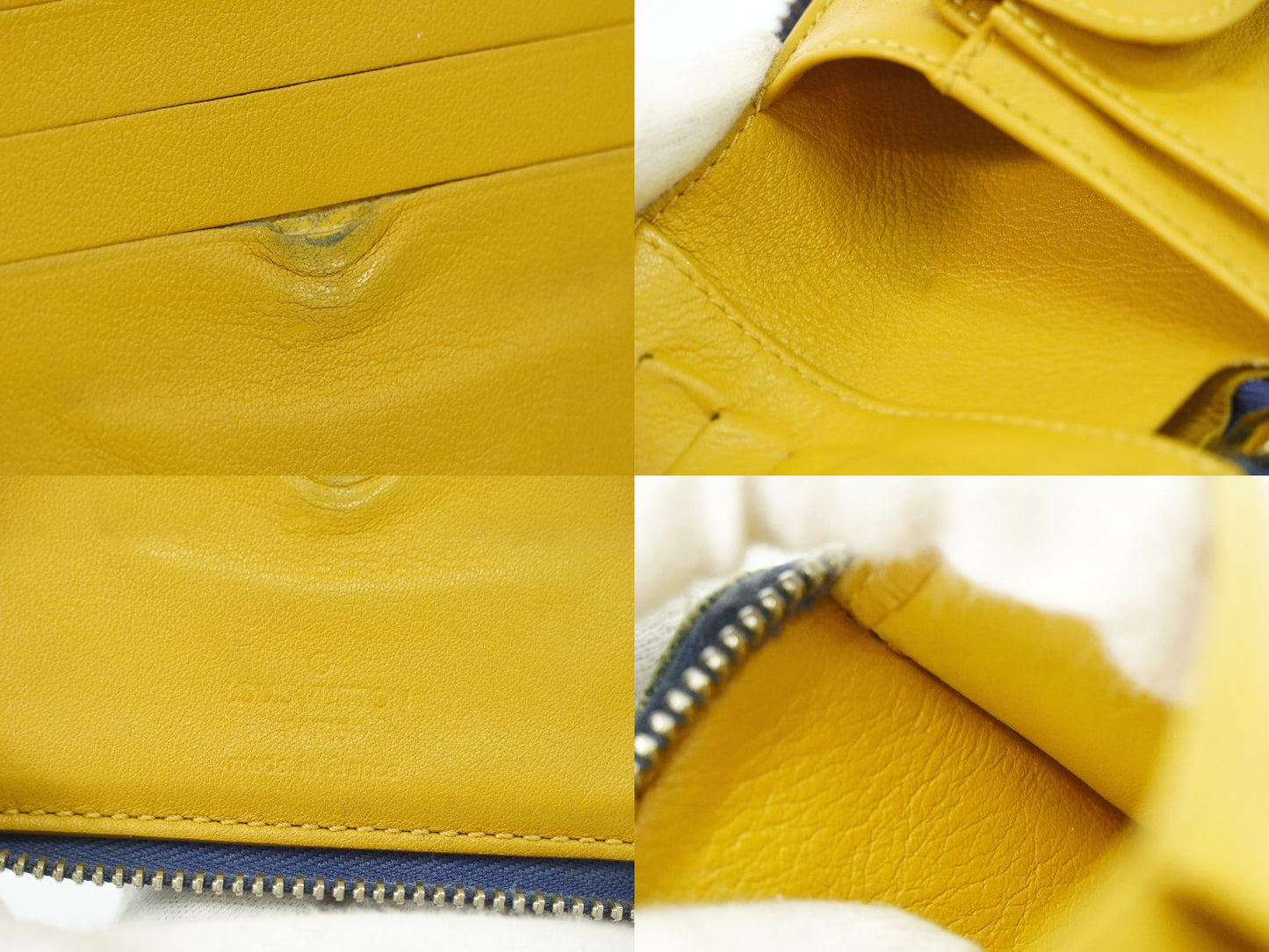 LOUIS VUITTON ミニ ジッピーウォレット モノグラム デニム 折財布 ブルー M95342