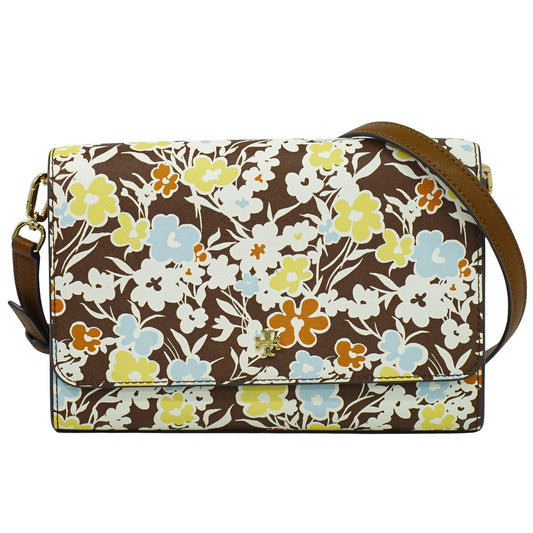 TORY BURCH ショルダーバッグ ブラウン マルチカラー