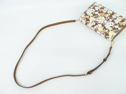 TORY BURCH ショルダーバッグ ブラウン マルチカラー