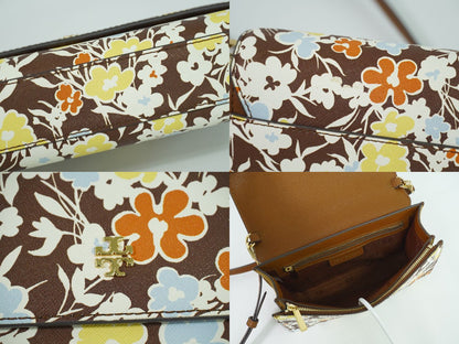 TORY BURCH ショルダーバッグ ブラウン マルチカラー