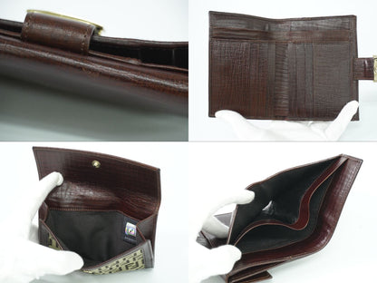 FENDI ズッキーノ 折財布 ベージュ ブラウン 8M0160