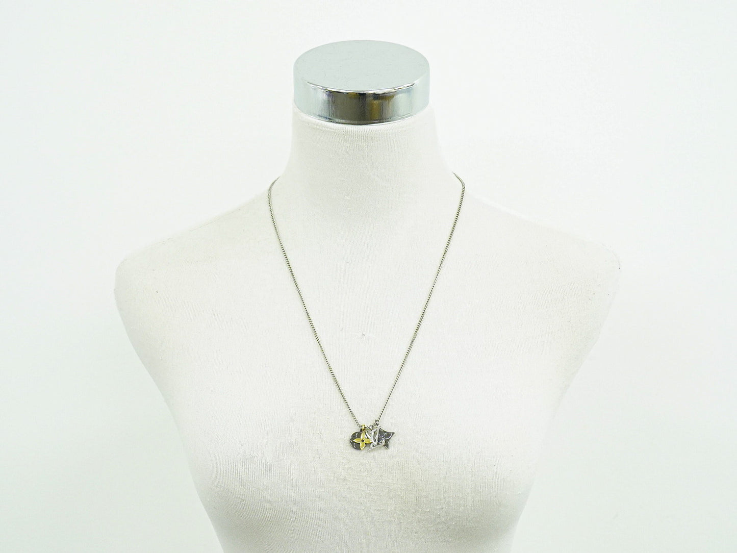 LOUIS VUITTON インスティンクト ネックレス メタル GP ゴールド M00521